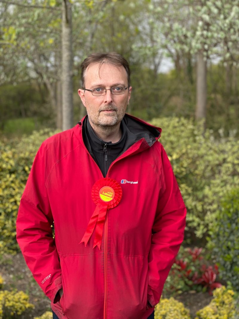 Councillor Rob Geleit, Labour Party Candidate for West Ewell