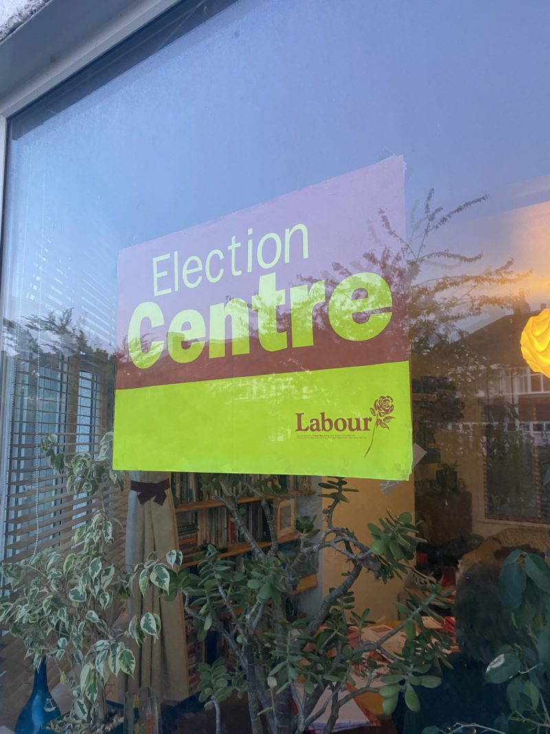 Cuddington Labour Election Centre